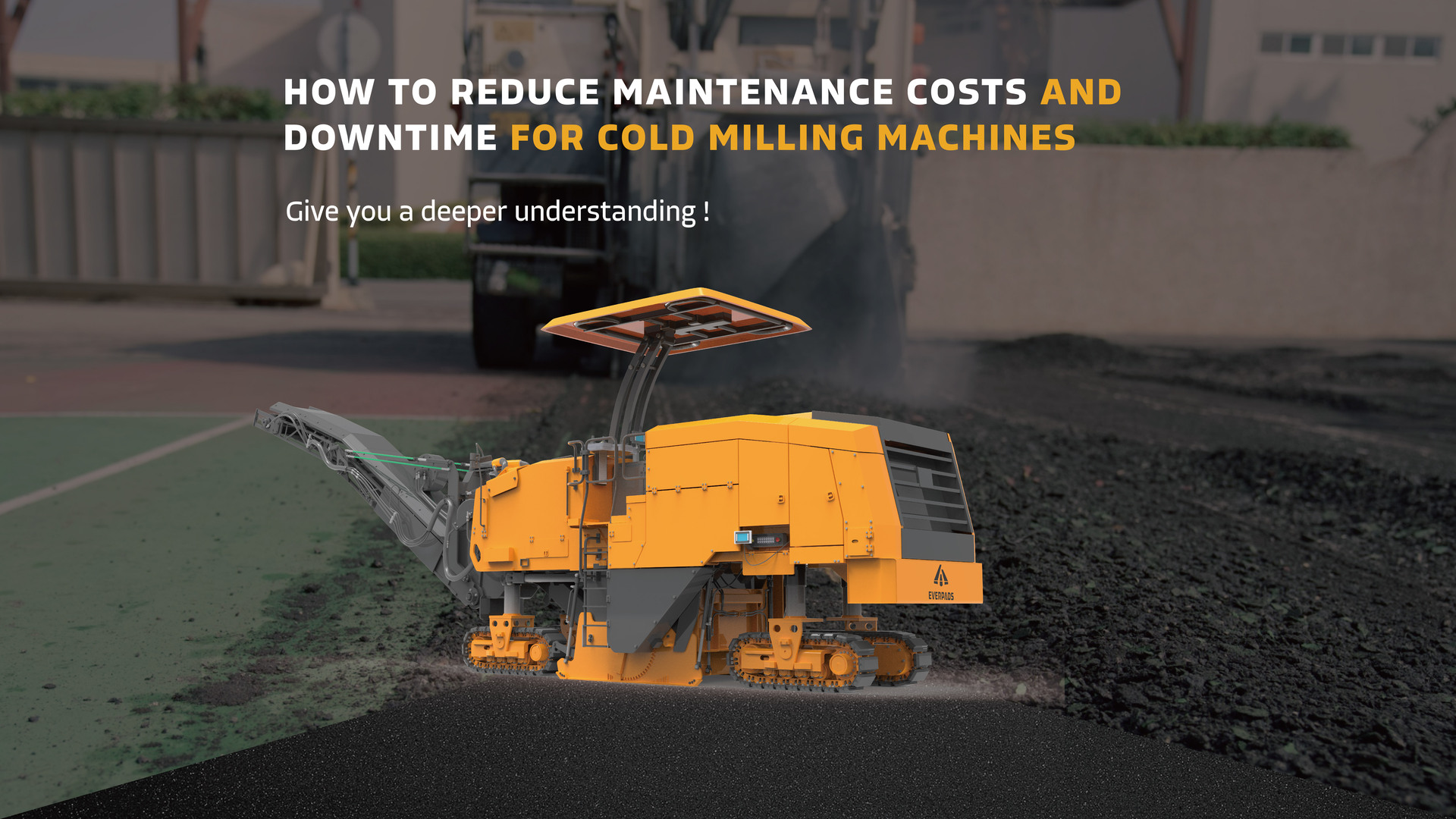 Maximizing Asphalt Milling Machine Efficiency A Guide to Reducing